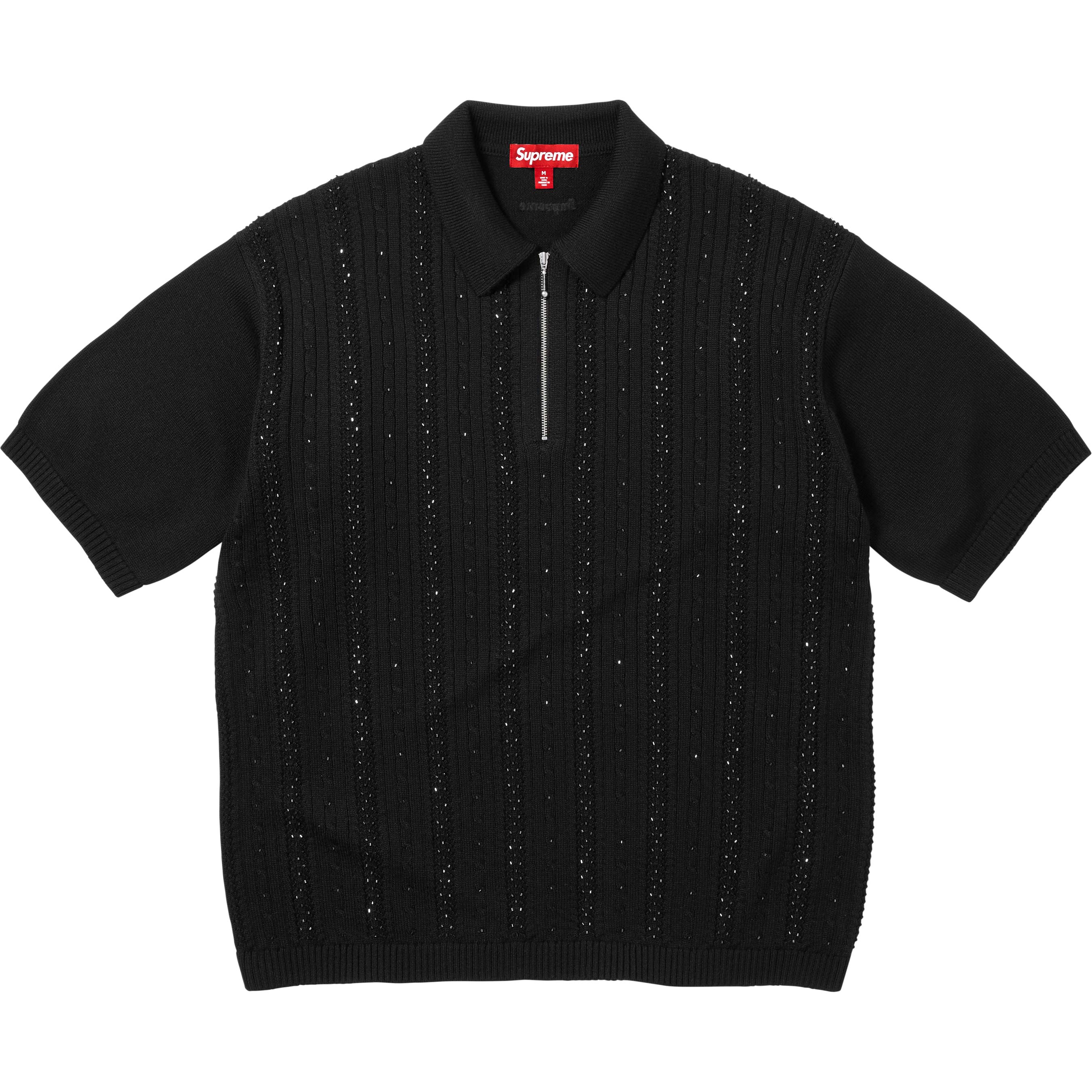 Beaded Zip Polo view 10